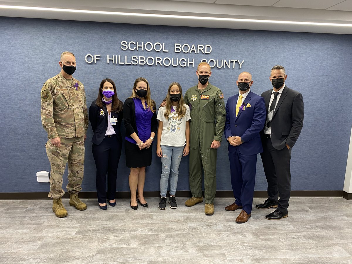 April is Month of the Military Child. We celebrate our military-connected students and their families. It is imperative that we as a district understand their unique needs and work to increase engagement with those who sacrifice for our community.