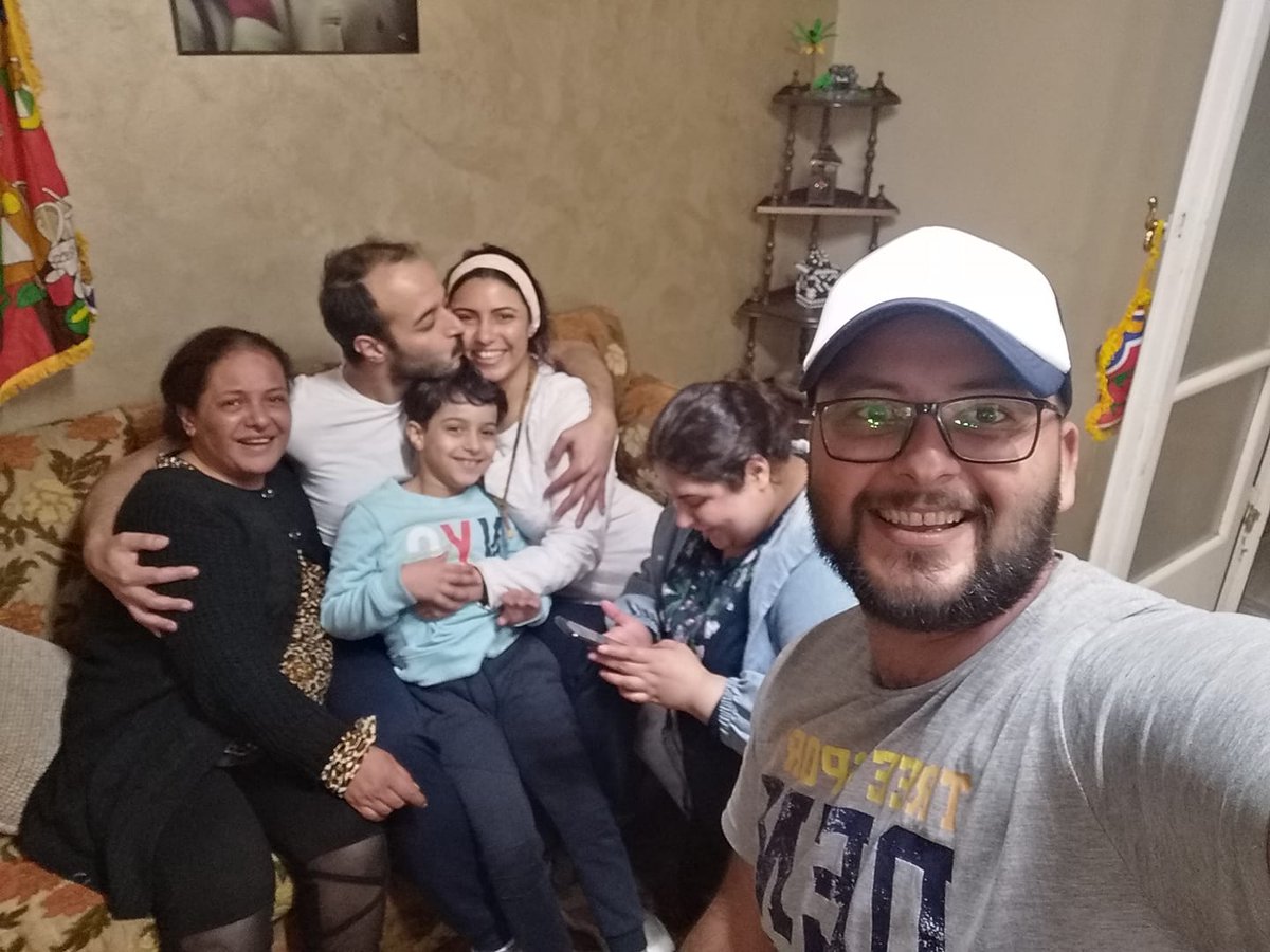 EojmNGO's tweet photo. journalists Solafa Magdi, and Hossam ElSayed has been released, and arrived home. https://t.co/6EGcGPM96X