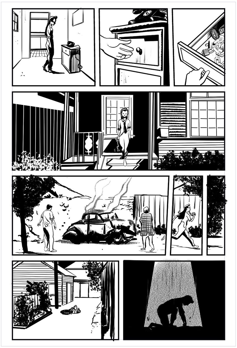 Hey #PortfolioDay I am a Chicano cartoonist who has drawn/written noir/YA/Horror graphic novels for Image Comics, Lerner Book and Abrams/Megascope. My Goal is to make comics about people who have historically been ignored by pop culture. Repped by the great @dzhyde