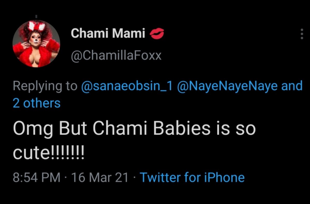 Chami Babies 💋✨ tweet media