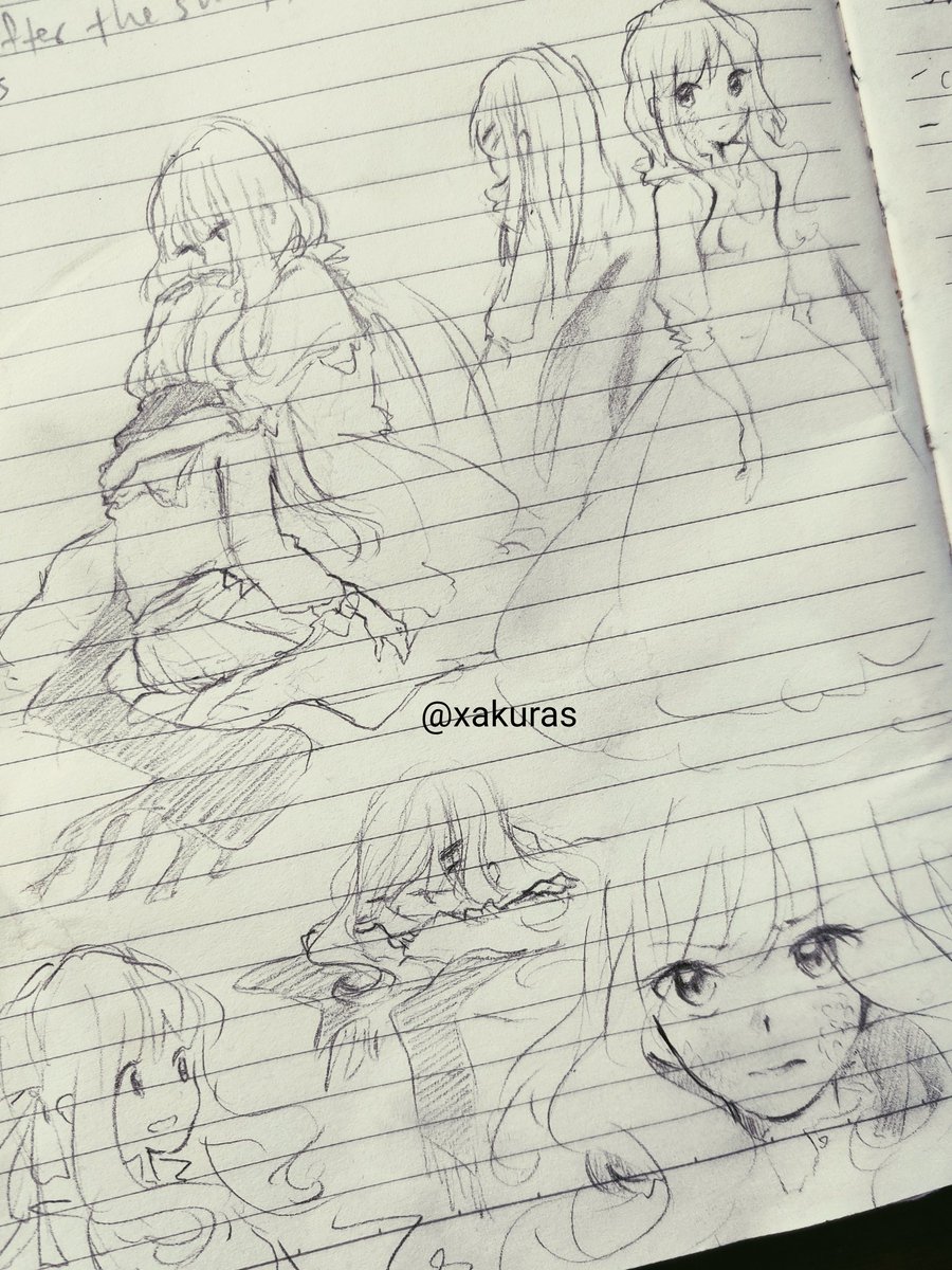 notebook doodles idk 