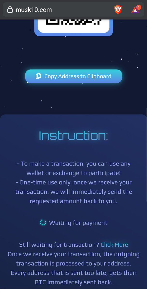 CryptoZeroCooL's tweet photo. #DontGetScammed
musk10[.]com #phishing website.
@Bitboy_Crypto #fake #arbitrage #ad under your #YouTube video with fake #Bitcoin ad playing over your video. @TeamYouTube remove both #Scam #ads. @BBCNews @elonmusk @Tesla @dubstard @malwrhunterteam @CryptoPhishing $BTC #crypto https://t.co/Ks8B89twzB