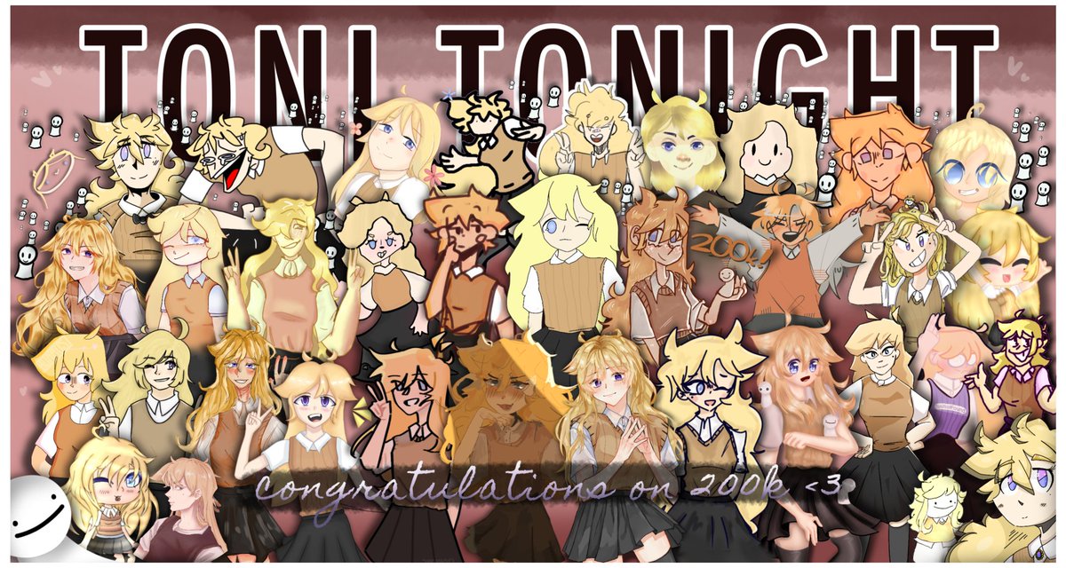 tonipepperoni11's tweet photo. Soo...I hit 200k on YouTube recently and several amazing artists helped make this gift to celebrate!! 😭😭 I can't truly express just how thankful I am that my animations reached so many people when I first started making videos. I thought only a few thousand would ever see them! https://t.co/AaAtcIEojz