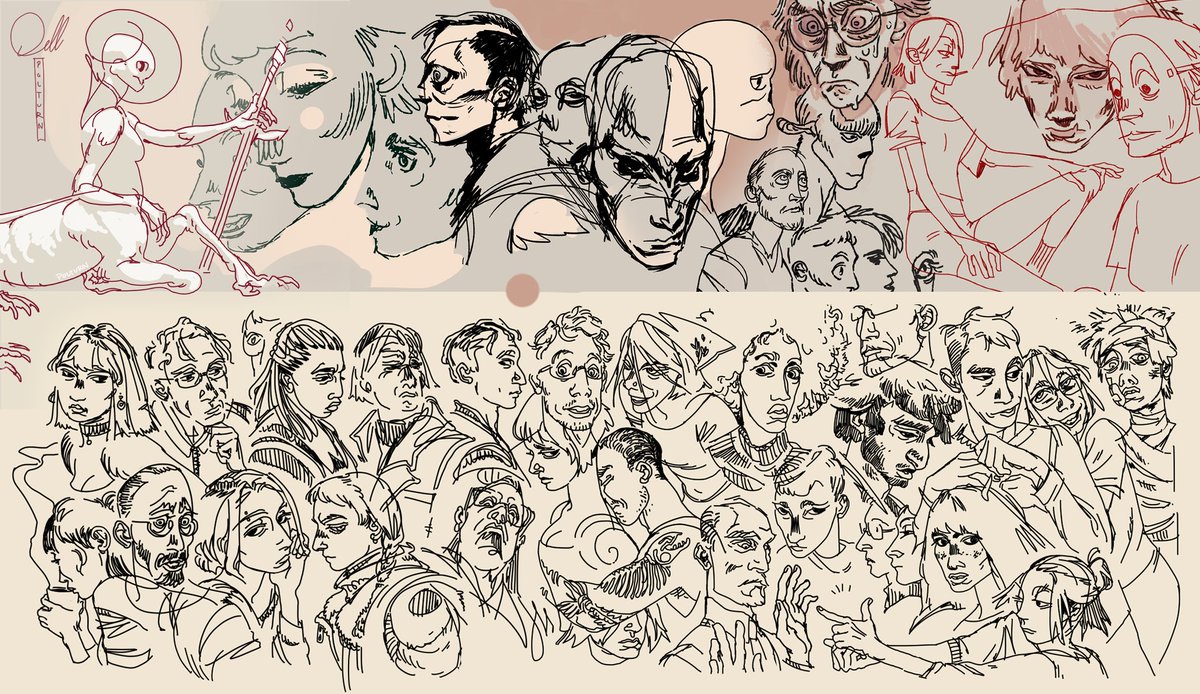 polturn's tweet image. Hello Im Dell and Im interested in folk tales, grey areas, and sympathetic monsters. #PortfolioDay
I do illustrations and character design. (and I have lots of OCs...)
• instagram.com/polturn/
• polturn.tumblr.com
• polturn.carrd.co