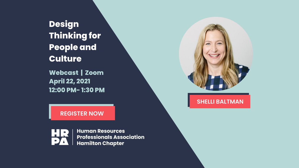 Don't forget to register for our upcoming virtual event!!! FREE for HRPA members!!! 🌷🌼🌸 

lnkd.in/eDAGHdi