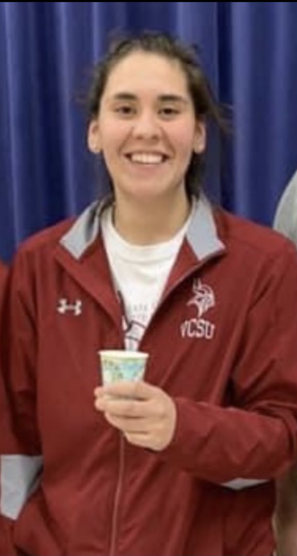 VCSUKHP's tweet photo. #shapevirtual #SHAPEAmerica Major of the Year ceremony. Congratulations Sofia Muruato Gallup, VCSU KHP is so very proud of you‼️‼️Sofia is a double major in Health Education & Physical Education & will graduate in May. #khpbethechange #vcsuproud #differencemaker https://t.co/rEuD0nCgWT