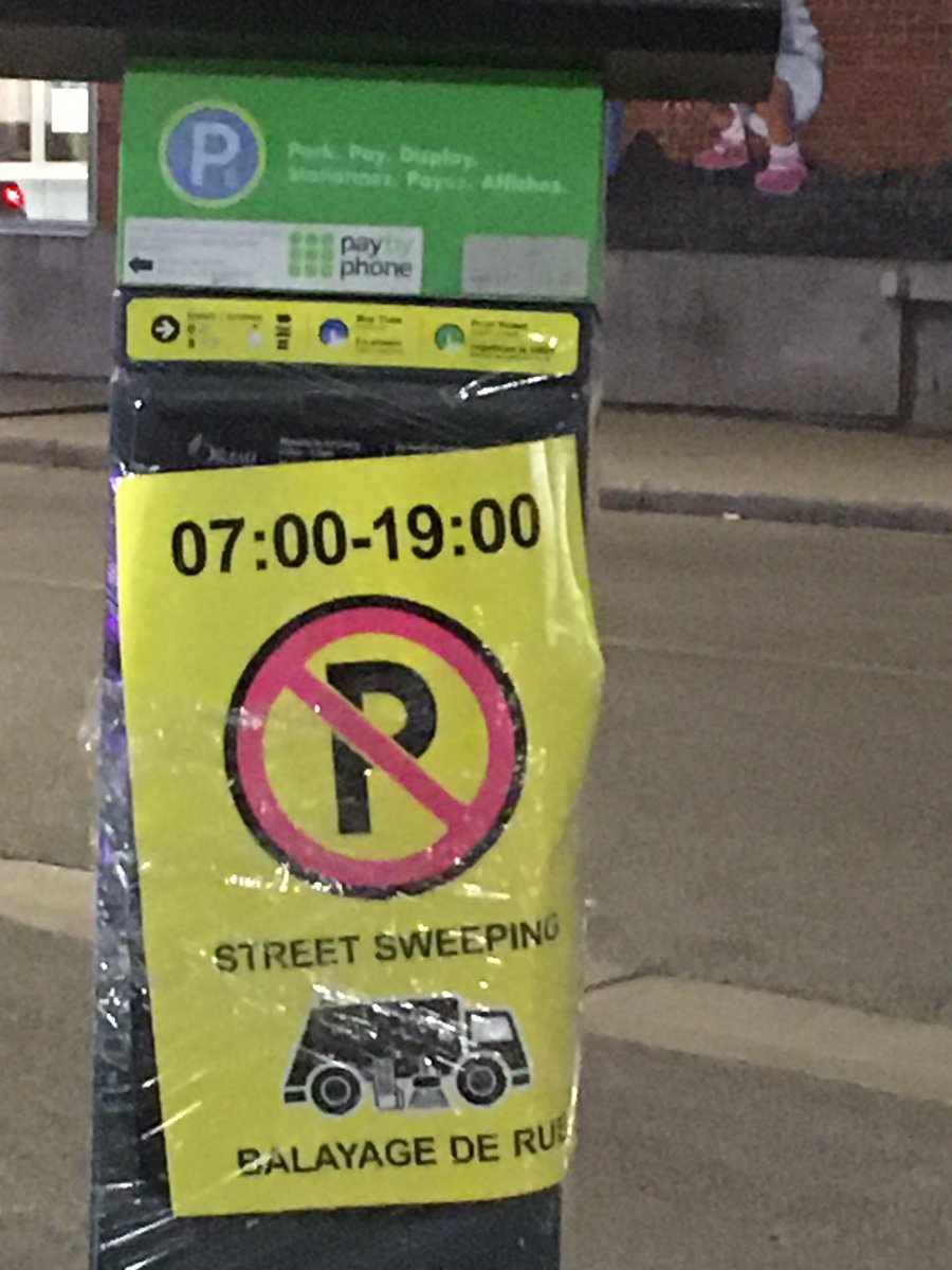 Business can only do curb side. Yet our store front parking has been unavailable for 4 days. Street Sweeper went by Saturday. City called 3 times. Is the only action through twitter? Yikes. Took scissors to the sign. Problem solved.