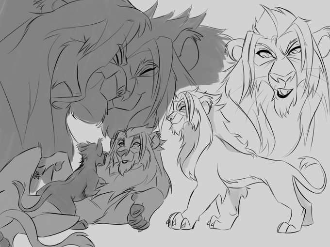 i'll color these in another day but have (not so) young xehanort doodles + baby terra :) 