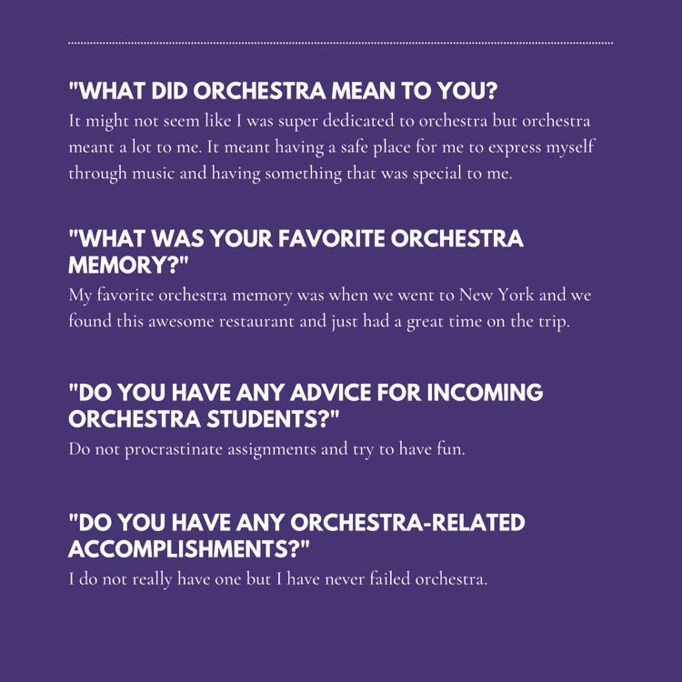 CSHSOrchestra's tweet image. Today’s senior is Adilene Palacios! 

Adi, we are so glad that you’ve been in our orchestra &amp;amp; that you found orchestra as a part of your creative aspect! We know you’ll do great things someday!