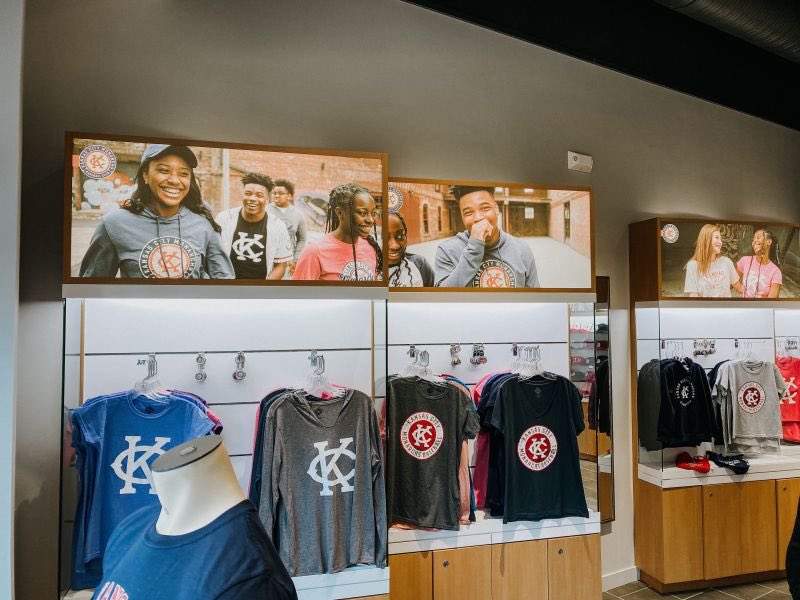 kscitymonarchs's tweet photo. We’d like to give a shout out to @Guild_Content, their creative team, @LegendsShopping, and our creative team for helping make this vision come to life. 

If you haven’t been to our pop-up shop at the Legends, come see us. Open everyday 11a-7p right by the center fountain! https://t.co/flkWghli0S