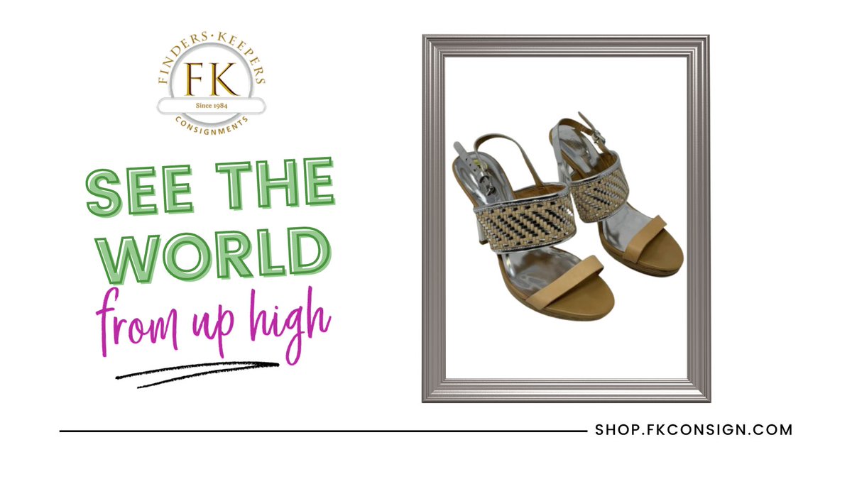 FKConsign's tweet image. See The World From Up High ✨ 👠 ✨ - mailchi.mp/4d411be42650/s…