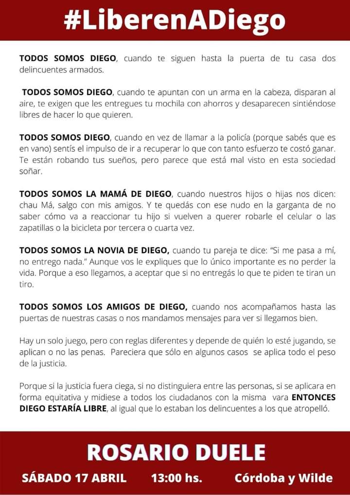 Rolii_15's tweet image. #LiberenADiego YA #TodosSomosDiego RT