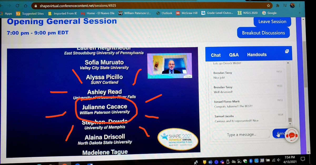 Big congratulations to NJ’s SHAPE America Majors of the year Julianne Cacace and Ian Newman! <a href="/SHAPENJ/">NJAHPERD</a> <a href="/SHAPE_America/">SHAPE_America</a> <a href="/wpunj_edu/">William Paterson University</a> <a href="/montclairstateu/">Montclair State University</a>