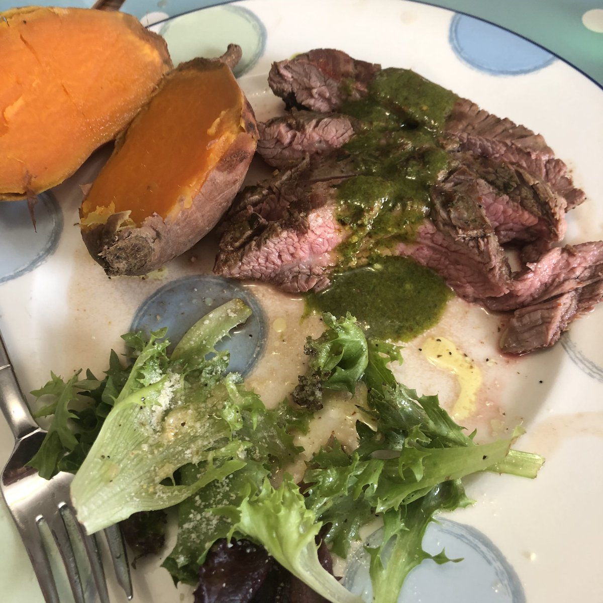 StevenEls's tweet photo. @patlaramie My attempt at chimichurri https://t.co/UEHf7ZS6rf