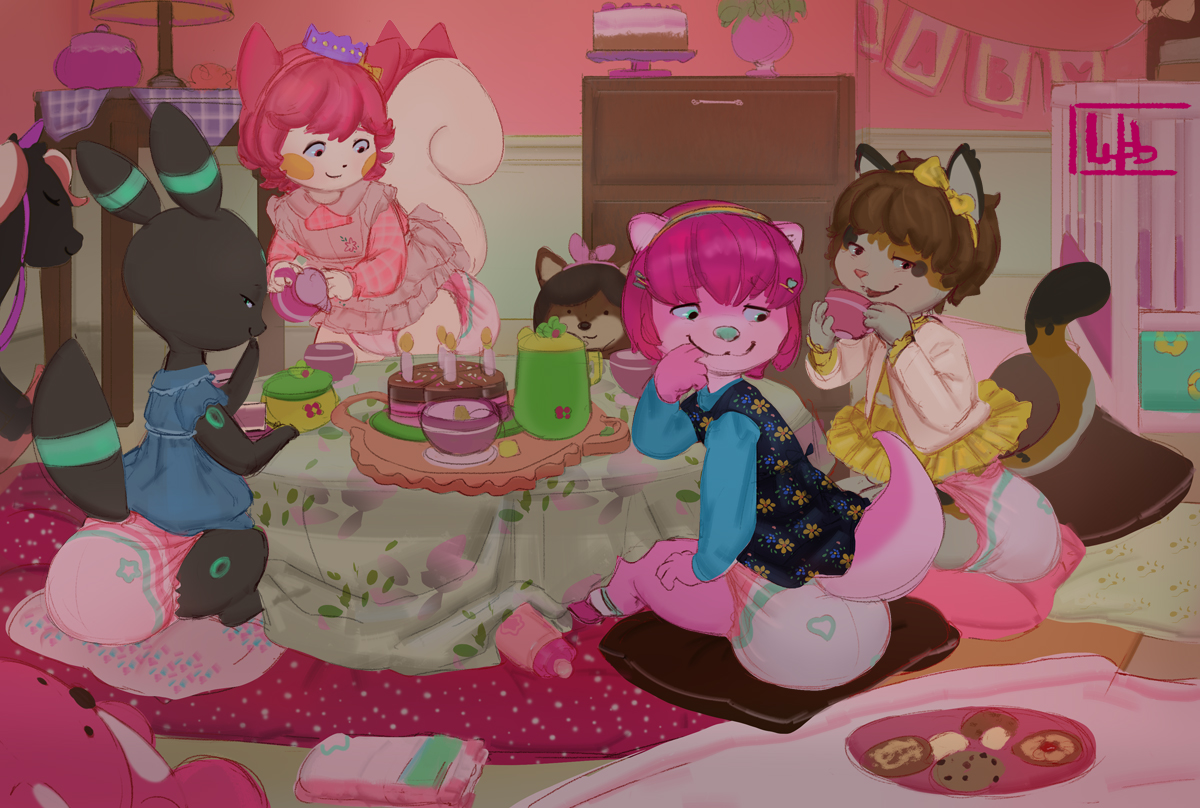 Tea parties are underrated in the abdl space! 