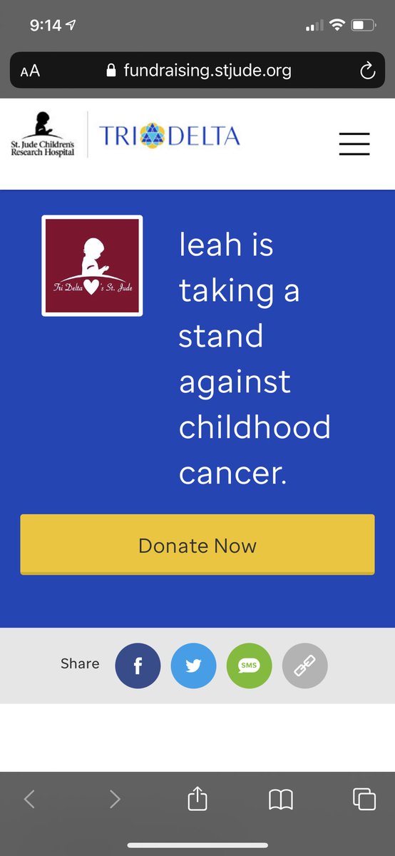 My daughter Leah is taking a stand against childhood cancer! If you’d like to join her on this important fight, go to the link below or you can Venmo your donation to Leah (<a href="/leah/">meh</a>-kellerman-1) who’ll transfer it to the fund. Thanks for your support!  Link - fundraising.stjude.org/site/TR/DDD/DD…