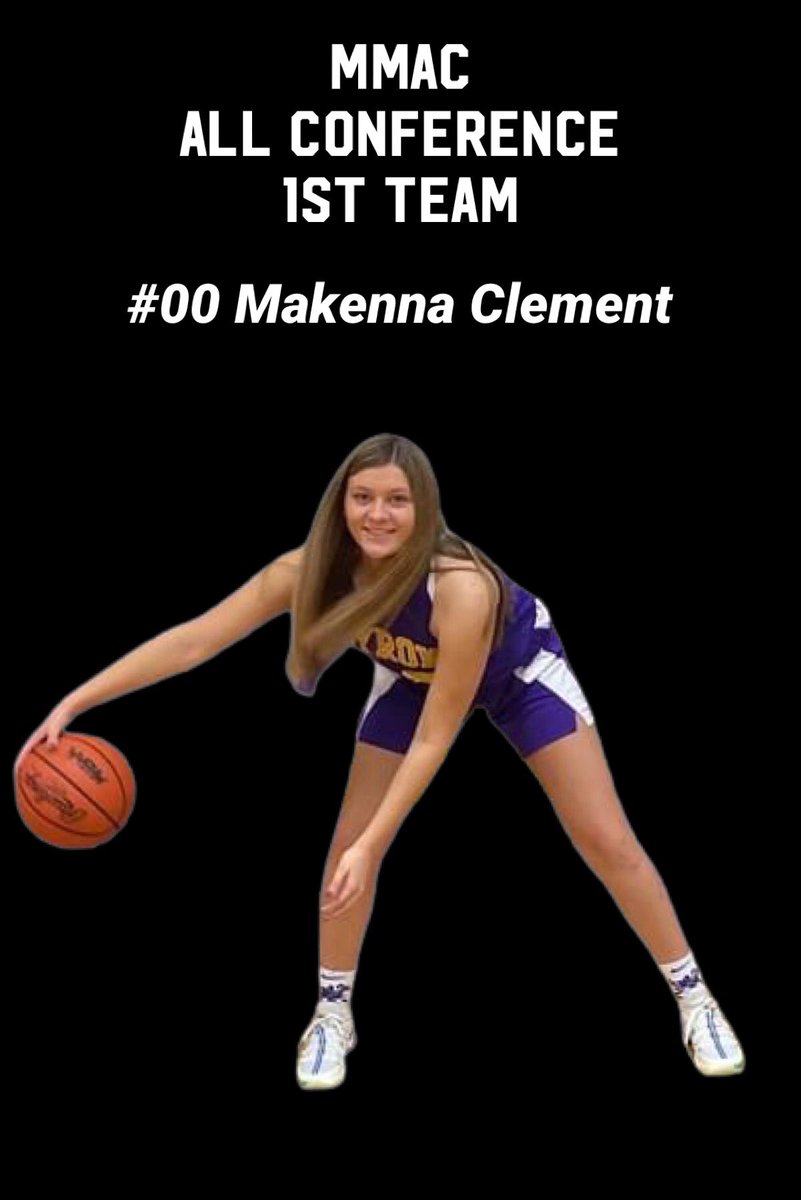Part 1 of 3: The MMAC Champion Byron Eagles place 6 players on the MMAC All Conference for the 2020-21 Season!!!

<a href="/sarahmarvin_23/">Sarah Marvin</a> - 1st Team
<a href="/Mclement31/">Makayla Clement</a> - 1st Team
<a href="/Mclement_00/">Makenna clement</a> - 1st Team
 
Team success leads to individual success. 💜