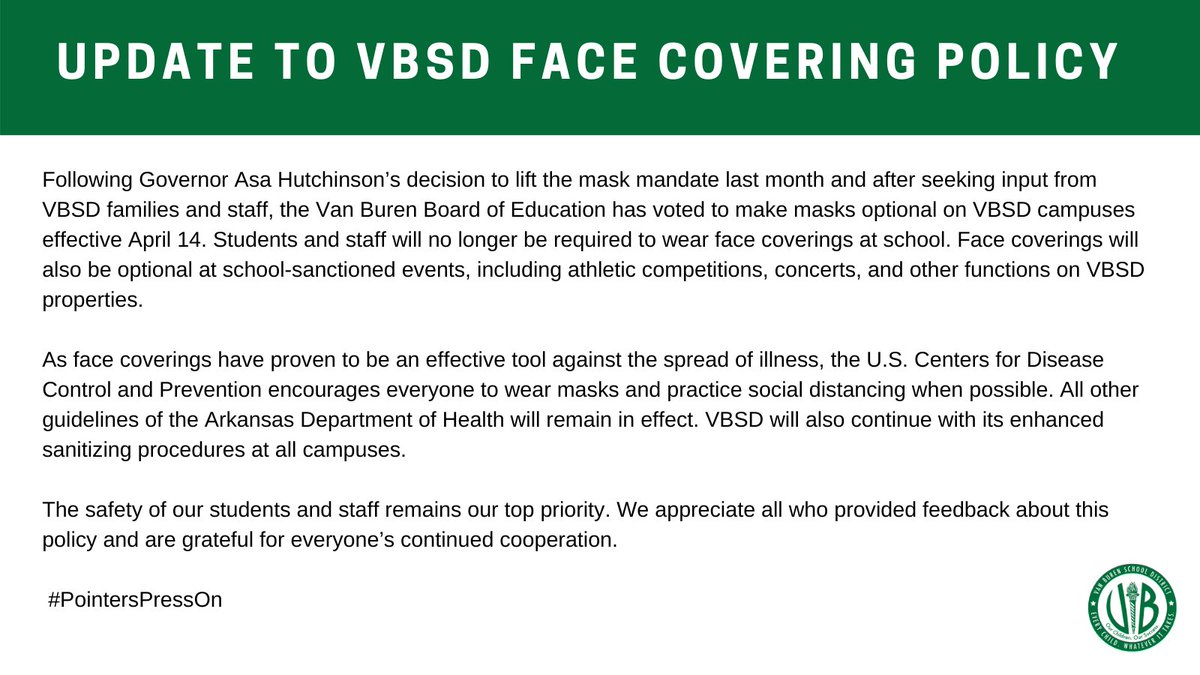 Van Buren School District tweet media