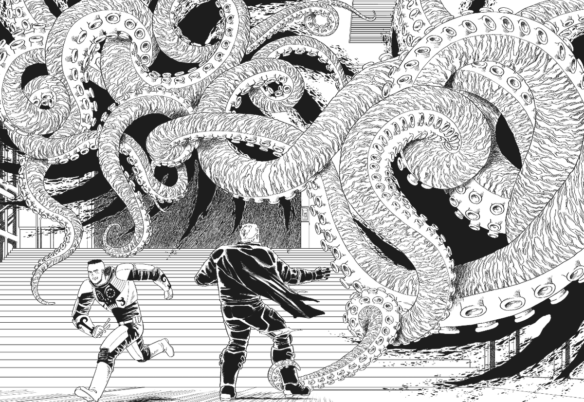 vinicius_draw's tweet photo. Hey, it's #PortfolioDay and here it's some stuff I drew to my fellow authors @jarredlujan @ApproBAT and @7thCycleComic https://t.co/9LD0fLk9Zc