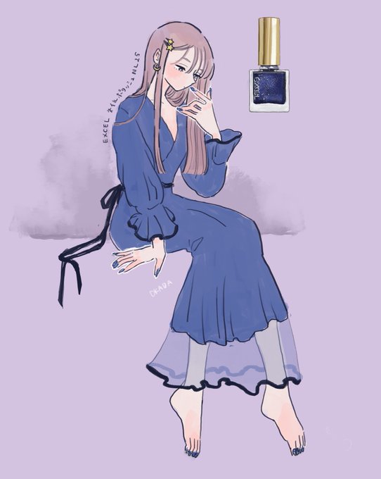 マニキュアのtwitterイラスト検索結果