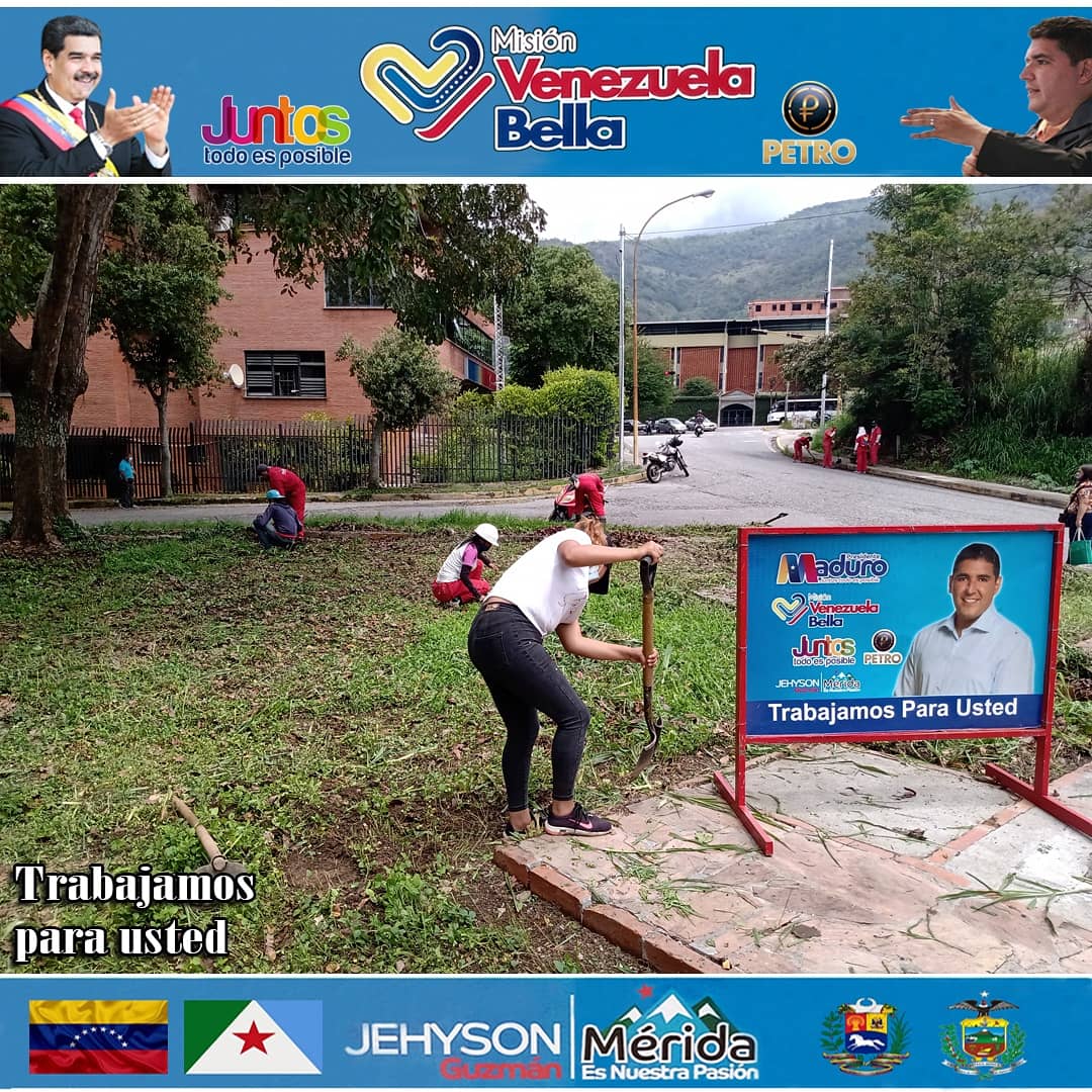 MiMeridaBella_'s tweet photo. 13/04/2021. La MVB junto a INPARQUES y la fuerza motorizada del estado Mérida llevó a cabo el saneamiento y mantenimiento del parque Metropolitano Albarregas bajo la instrucción del protector del pueblo Jehyson Guzmán y su plan de mantenimiento de los parques y zonas recreativas. https://t.co/aq8MaQHF13