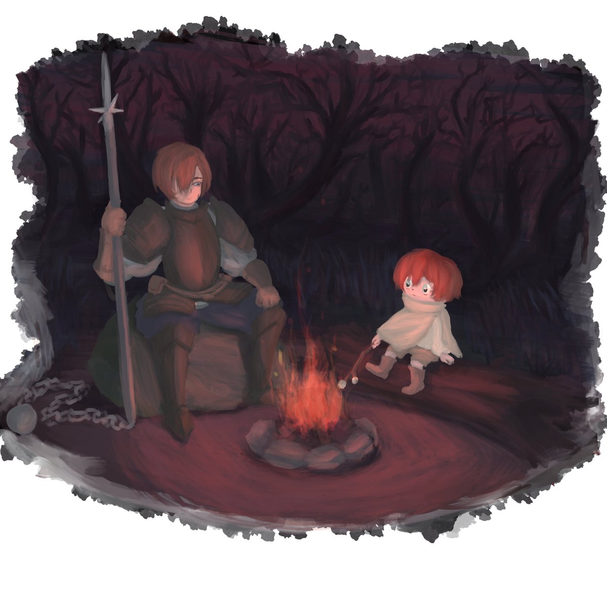 NapandWork's tweet image. #PortfolioDay NappingWhileWorking here. I like cute and dark fantasies.