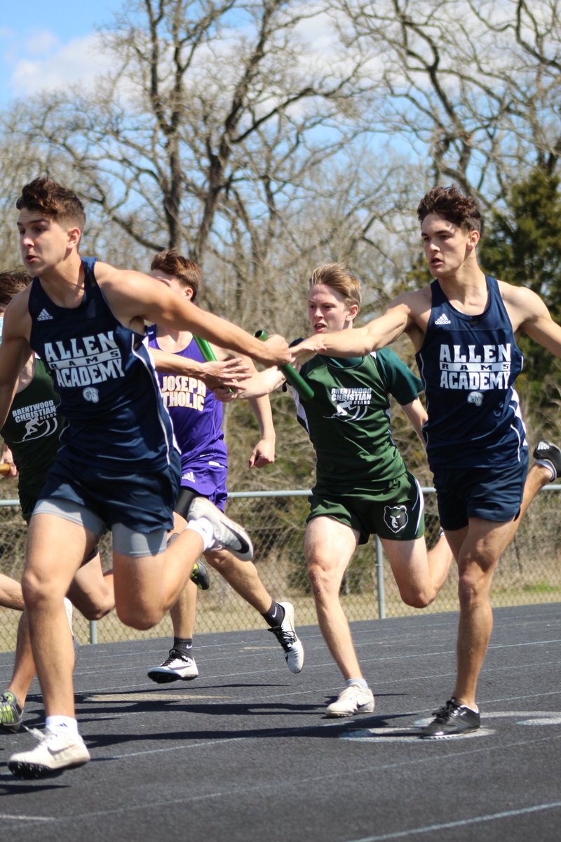 AllenRams_TFXC's tweet photo. Sr Aaron B. will compete at tomorrow's TAPPS 2A-D4 Track Meet at Allen Academy.  Aaron will run the 100m and 200m dashes, holding the school record in each.  He will also run the 4x100m Relay and has run the 4x200m Relay, both school records. Good luck Aaron!
@Allen_Athletics https://t.co/aBAS3gpSg3