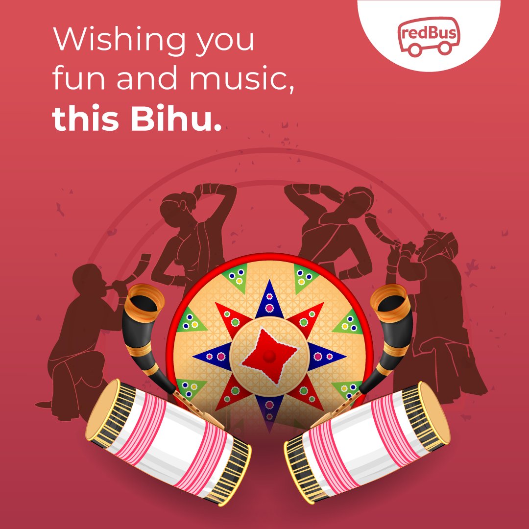 redBus_in's tweet photo. The spring festival is upon us! It’s time to celebrate Rongali Bihu with much colour, festivity and pomp. So, bring out the feasts and put on your dancing shoes – it’s time to rejoice. Happy Bihu!
#redBus #redBusIndia #Bihu2021 #Bihu #Celebration #India https://t.co/Pn9QNrjeYg