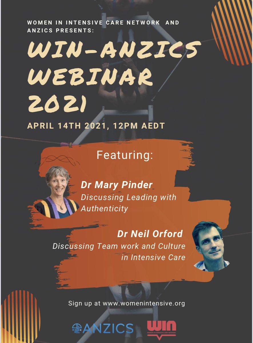 womenintensive's tweet photo. Listening to the inspiring Dr Orford and pondering on teamwork and developing a productive culture in the intensive care unit. #winwebinarseries #ANZICS https://t.co/mF1mx1l2PE