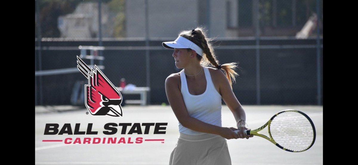 UAGirlsTennis's tweet photo. Congratulations to our state champ Ella Hazelbaker 🎊🎈🍾🎉 on her commitment to play Div1 college  tennis at Ball State. Go Ella and go Cardinals!  @ellahazelbaker @UAHSAthletics @UA_SpiritClub @UAmensTennis @ThisWeekDave @OhioTennisZone @BallStateWTNS @UAarlingtonian https://t.co/54sUwrgMi9