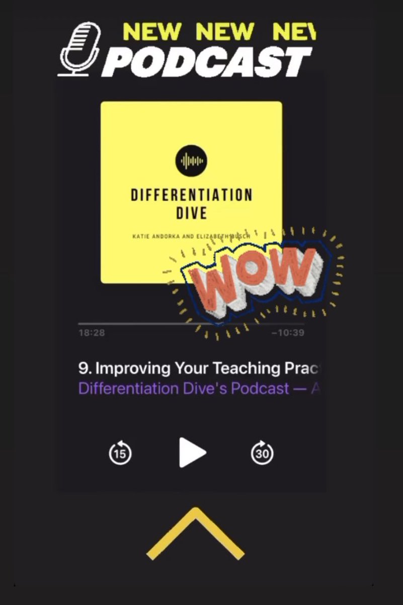 DiffDive's tweet image. We’ve got another episode up for your listening pleasure! Feeling stuck, overwhelmed, or just eh? The strategies shared in Improving Your Teaching Practice may be just what you need!