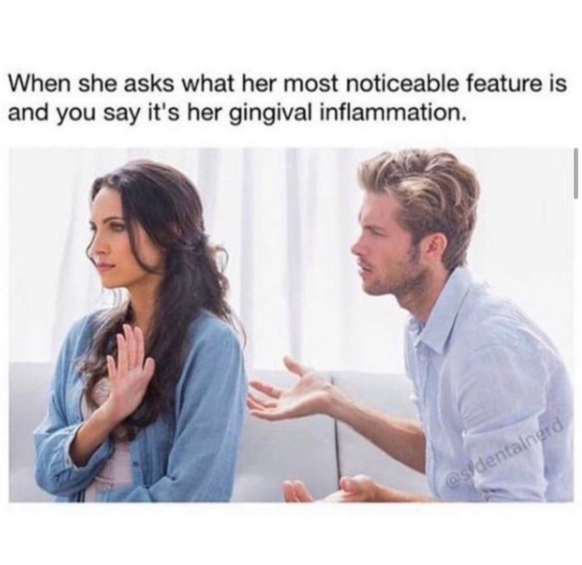 tooth_wise's tweet photo. 😂🤣😂 Tag a friend below! ⠀
Via @sfdentalnerd⠀
⠀
Drop your comments below👇 ⠀
⠀
#dental #dentistry #smile #teeth #teethwhitening #dentalhygiene #health #dentalhygienist #orthodontics #doctor #dentalassistant #odontologia #ortho #beauty #zahnarzt #medical #medstudent https://t.co/CSp2izCkEi