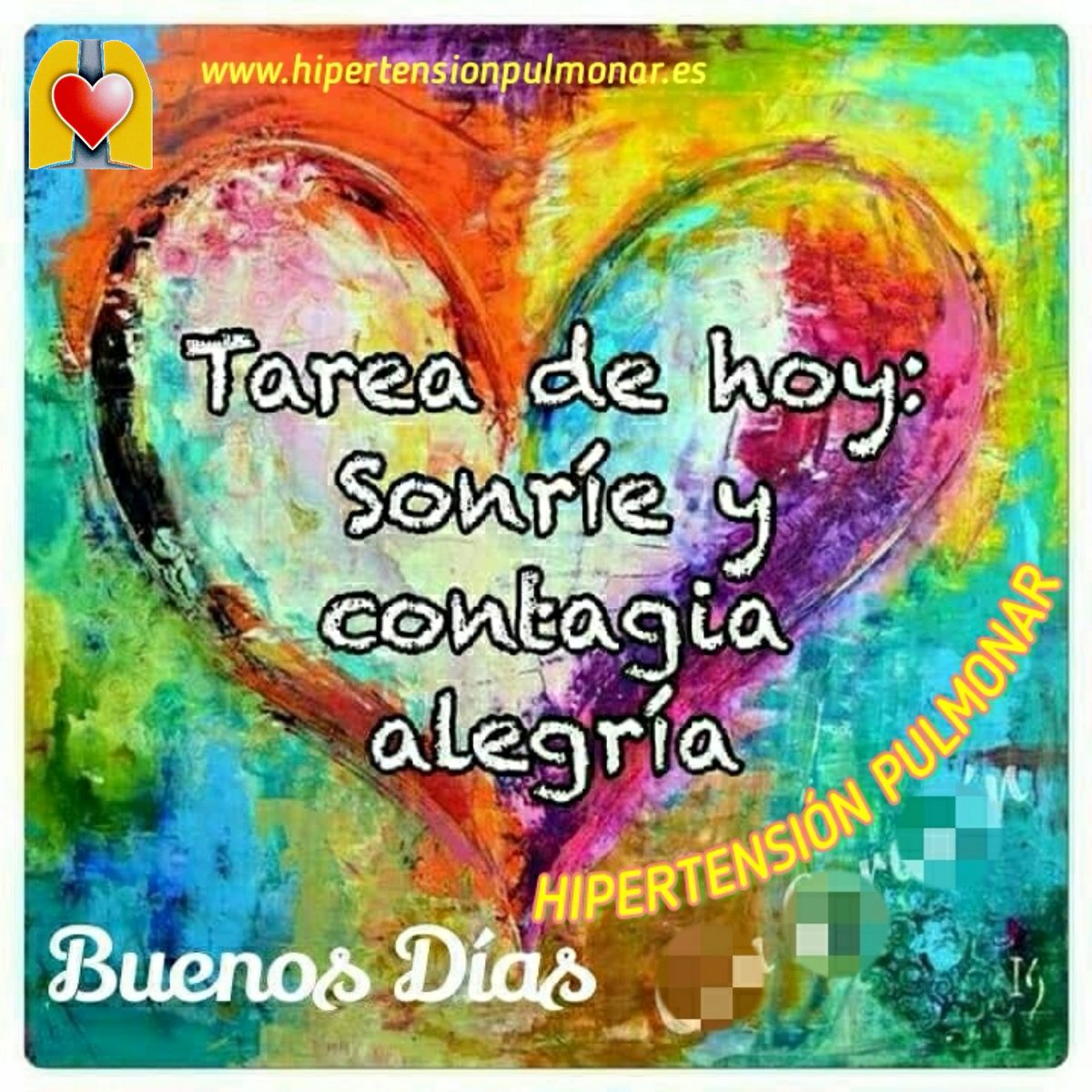 ANdHP's tweet photo. #Buenosdías 
Este #miércoles vamos a  compartir  felicidad y contagiar  alegría sonriendo🤩 con nuestra mirada, a través de las mascarillas😷
#HipertensiónPulmonar 
#ActitudPositiva 
#fightpah #respirar 
#mascarillas #prevención
#YoMeVacuno  #VamosLejos #somosfuertes #somosHIPER https://t.co/EpUxdCg7HY
