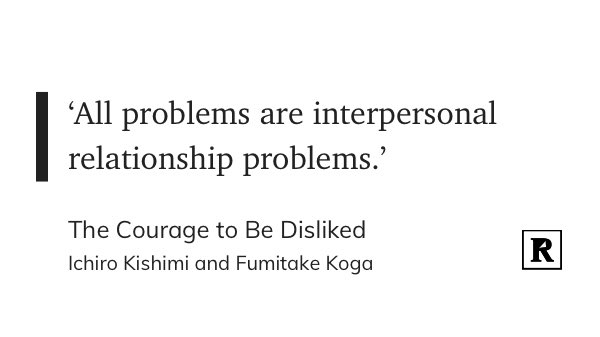 merryux's tweet photo. @berkun Yes. Since reading into Adler’s psychology via Koga and Kishimi I’ve experimented with this mantra at work as VP UX, and it has proved powerful: https://t.co/7rxGMnaXVN