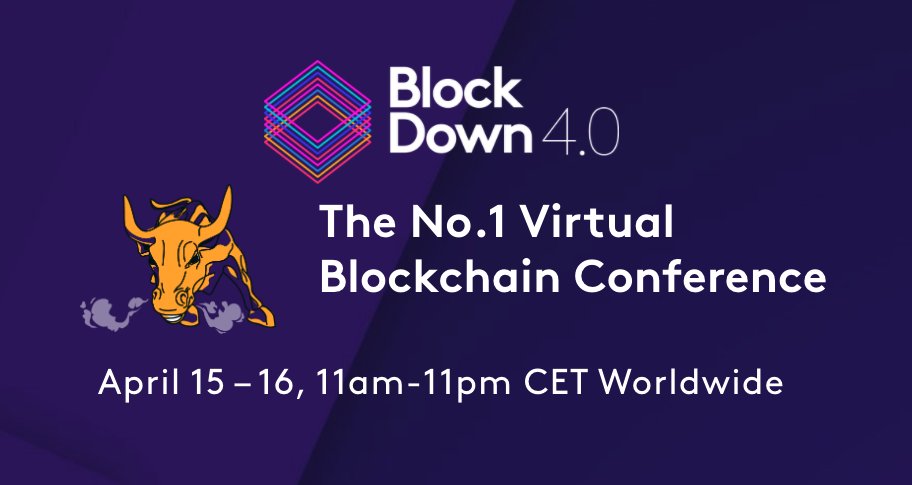 evai_io's tweet image. Who's excited for #BlockDown2021? 🙋

The online conference runs April 15th - 16th and is a great opportunity to hear from industry insiders on the hopes and predictions for all things #Crypto 🪙

🔗 blockdownconf.com 

#BlockDownNotLockdown #BlockDown #Cryptocurrency