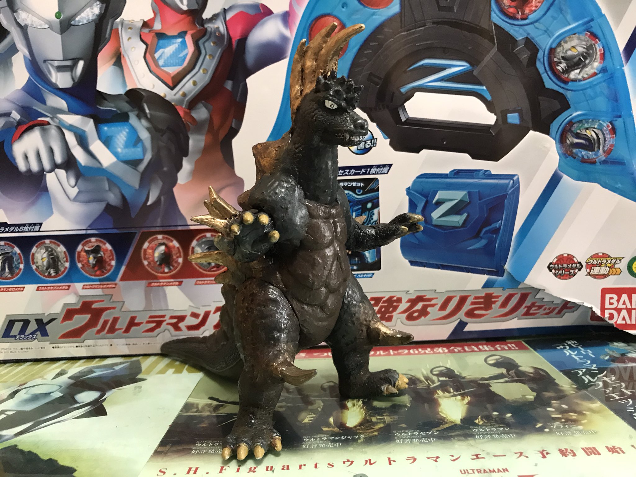 キングストロン 怪獣 ウルトラマン ソフビ 改造