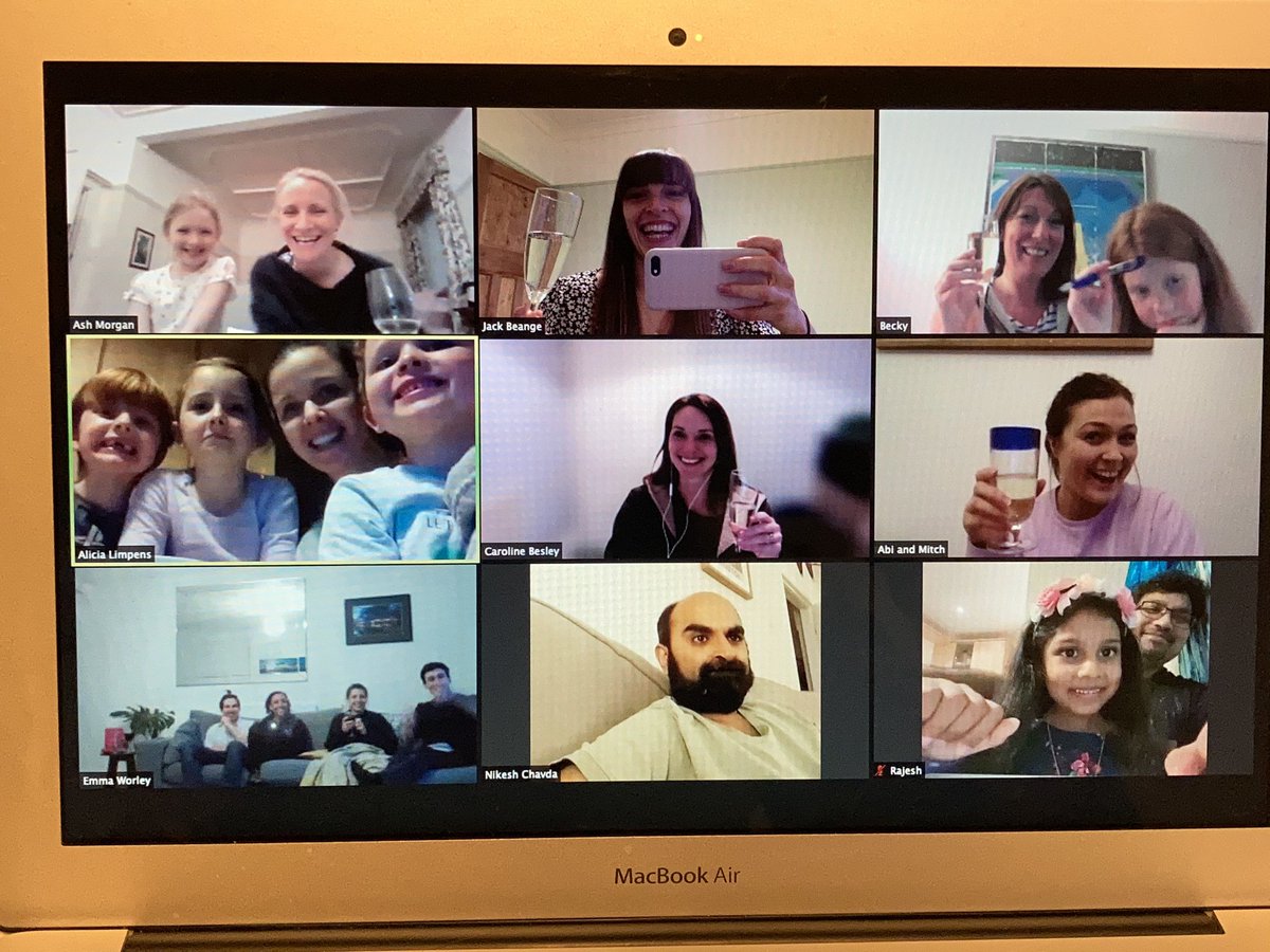 On Friday the BMT Dream Team had a zoom wine tasting/quiz fundraiser for Anthony Nolan! So lucky to be part of an incredible team and honoured to be running a marathon  on behalf of <a href="/AnthonyNolan/">Anthony Nolan</a> #JustGiving justgiving.com/fundraising/ma…