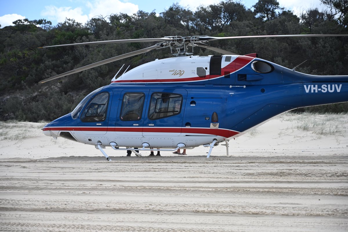 The pilot of a private helicopter that landed right next to us on #FraserIsland yesterday to collect his wife from Eli Creek has been fined $500 by QPWS for landing without authorisation <a href="/abcnews/">ABC News</a>⁩ ⁦<a href="/abcbrisbane/">ABC Brisbane</a>⁩
