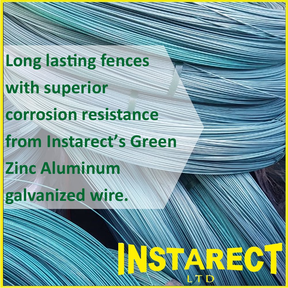 Green wire, lasts 4 times longer than heavy galvanized.
#electricfencing #electricfence #securityfence #securitysolutions #fences #fencesolutions #STAFIX #JVA #jvafencing #Instarect #livestockconservancy #livestockfarmingfencing #domesticfencing #hightensilewire #greenwire