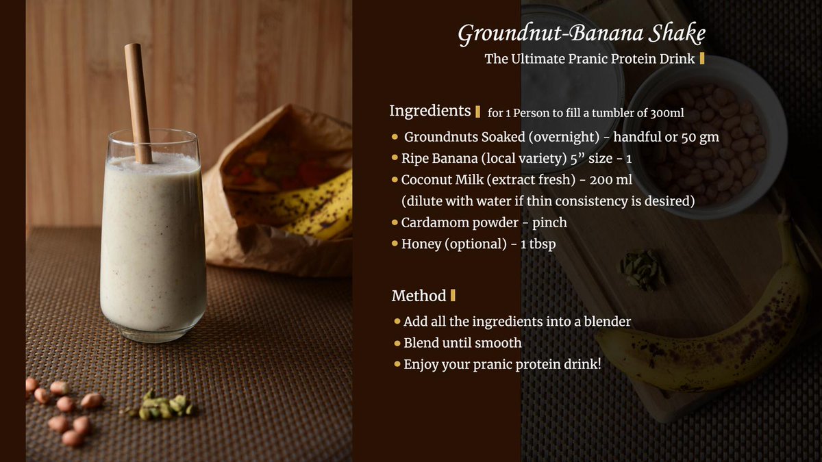 IshaEurope's tweet photo. Looking for a delicious energy booster? Why not try out this groundbreaking groundnut-banana shake!
#IshaRecipe #Shake #Groundnuts #Banana #Energy #Protein #healthylifestyle #Food https://t.co/InBA4XdQ1M
