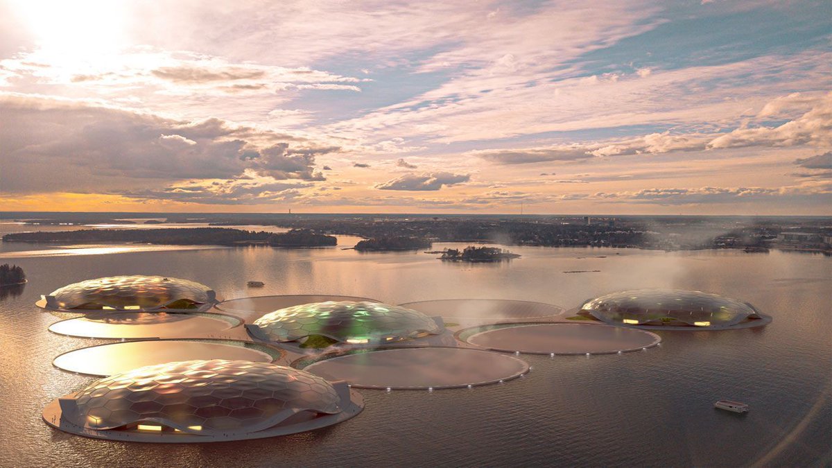 These artificial islands off the coast of Helsinki will act as giant thermal batteries and could meet the city's entire heating need - https://t.co/xvQVq8hkBz #construction #helsinki #architecture https://t.co/Br38CS3Pv7