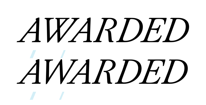 Kerning/shaping this pair has been odd as well. I decided that optical size W should be simple and Large one a double V. Time consuming decision. Had to respace/reshape the simpler one so many times and might have to kern them as separate letters, because look.