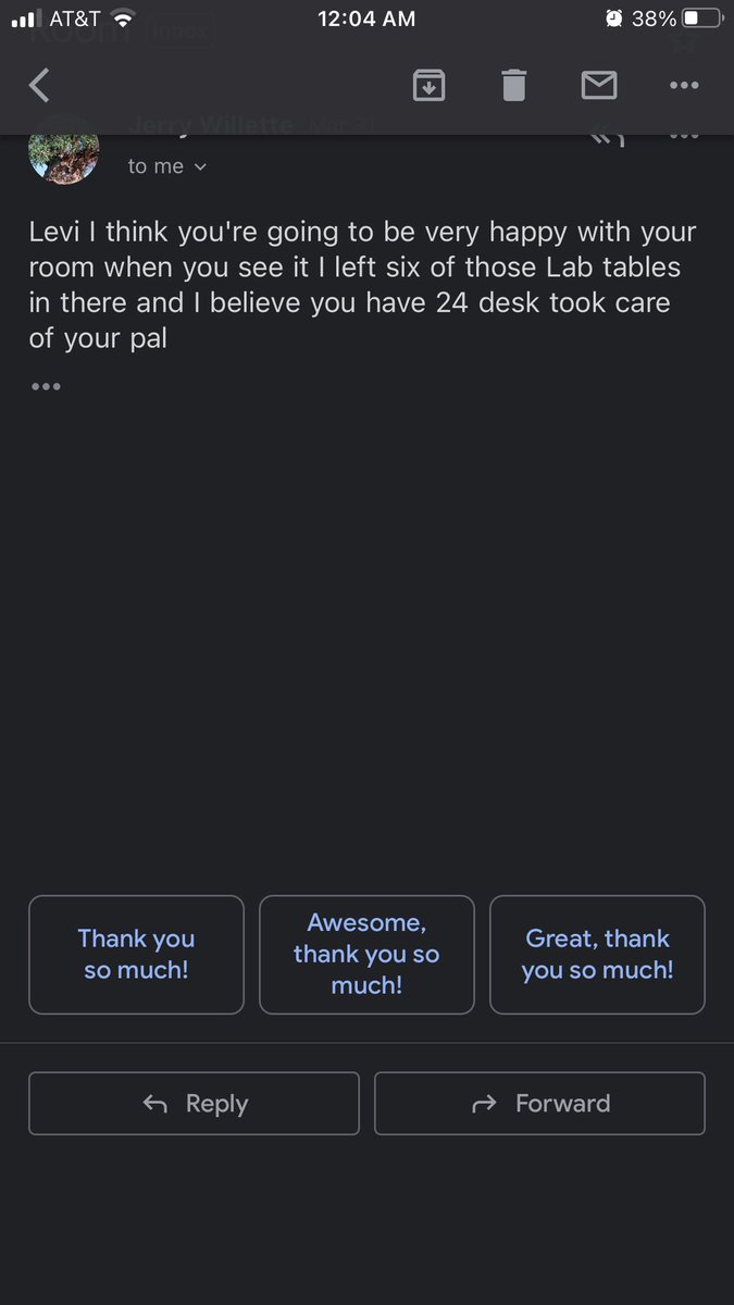 Everyone should have custodians as hardworking and caring as ours- very thankful to have them help with the successful transition back to full classrooms!