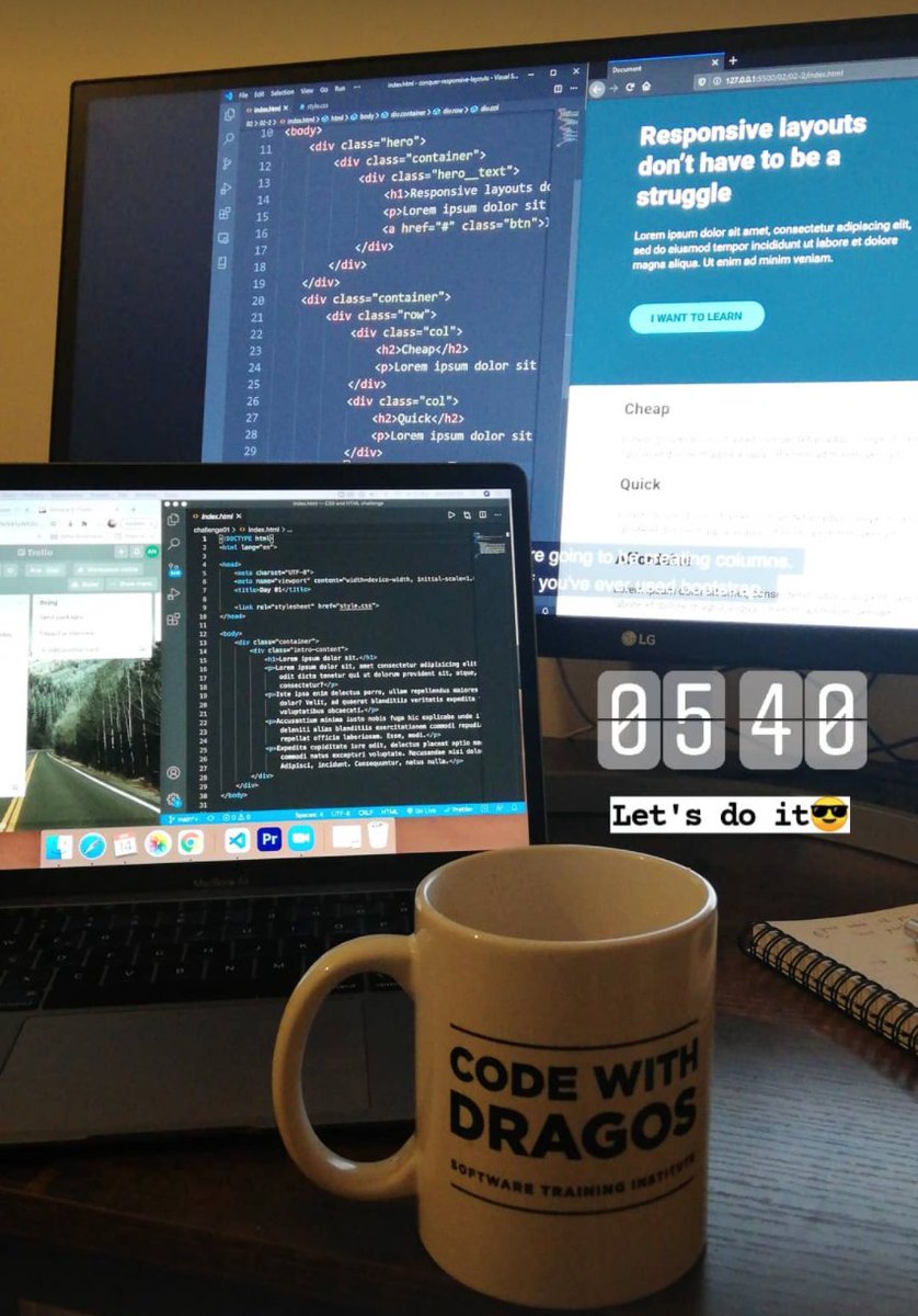 ananedelcu8's tweet photo. Good morning! ☀️
#WomanWhoCode #sheiscoding #shecodes https://t.co/WoolBo26qF