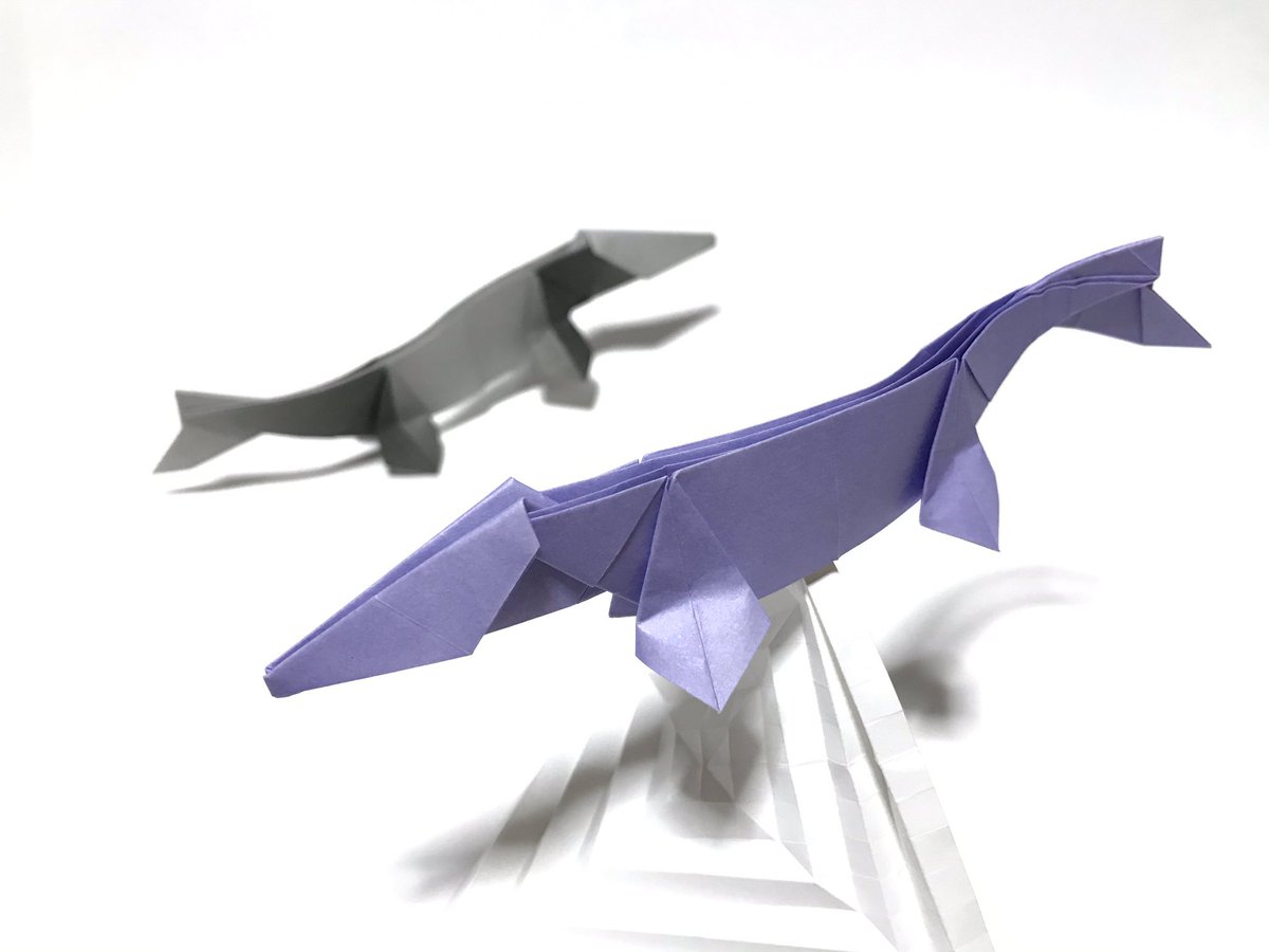まつもとかずや 折り紙 折り紙作品 Origami モササウルス Mosasaurus 簡易ちびおりシリーズ Simplified Chibiori Series Mosasaurus 15cm 15cm 不切一枚折り まつもとかずや 折り紙 折り紙作品 Origami モササウルス Mosasaurus 簡易ちびおりシリーズ Simplified Chibiori Series Mosasaurus 15cm 15cm 不切一枚折り