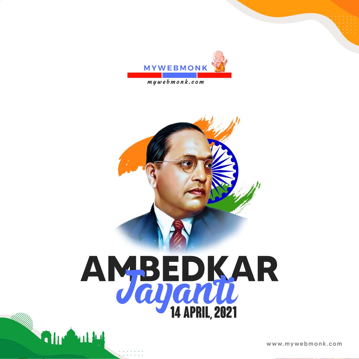 mywebmonk's tweet image. It&apos;s day of celebrations. It&apos;s day to value a special person, who taught the world the lesson of self confidence. 
It&apos;s B R Ambedkar Jayanti, The father of Indian constitution.

#AmbedkarJayanti

#mywebmonk #contentwriting #Businessvideoagency