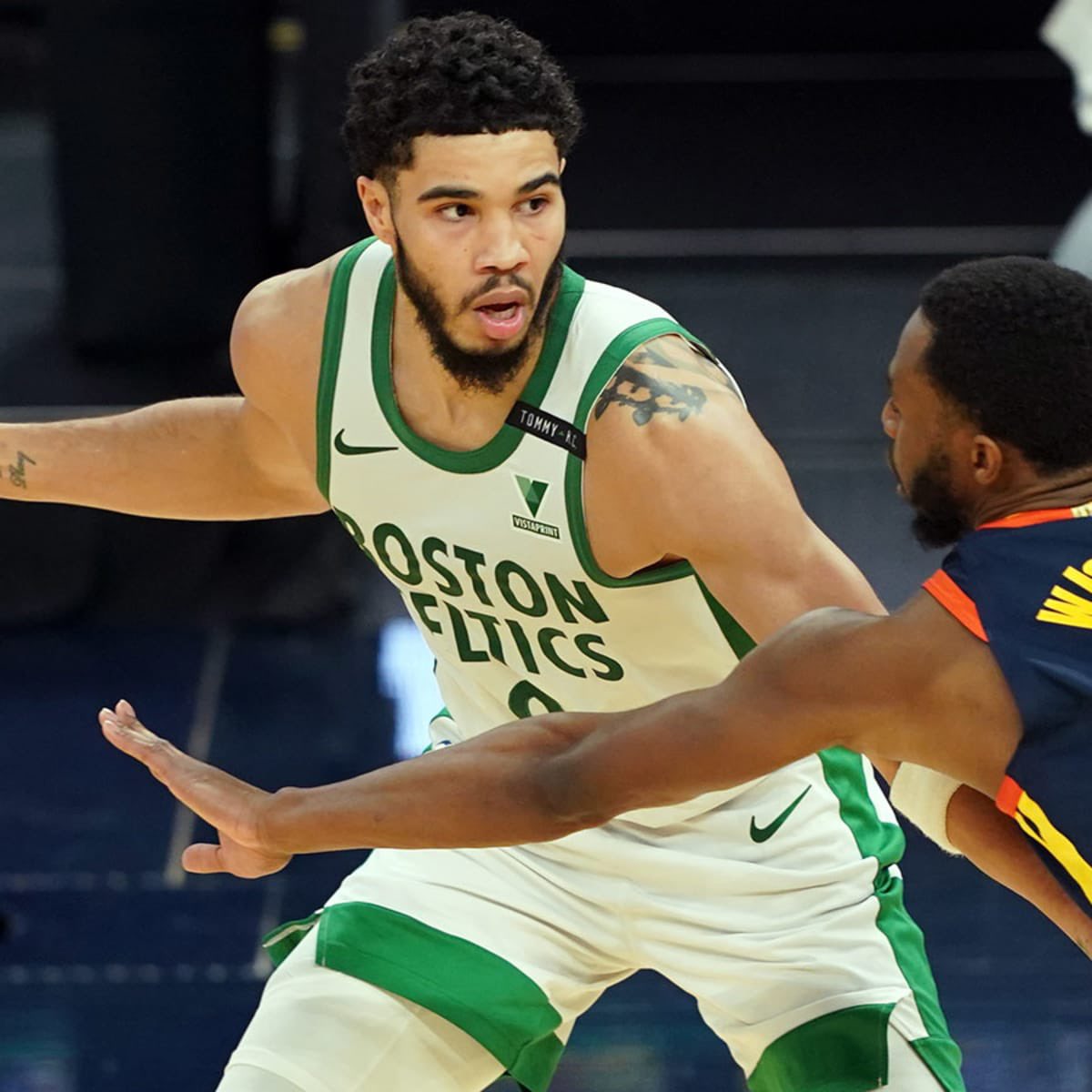 TheHoopCentral's tweet photo. Jayson Tatum tonight:

34 PTS
9 REB
5 AST
61 FG%
57 3P% https://t.co/dYQcVToTWc