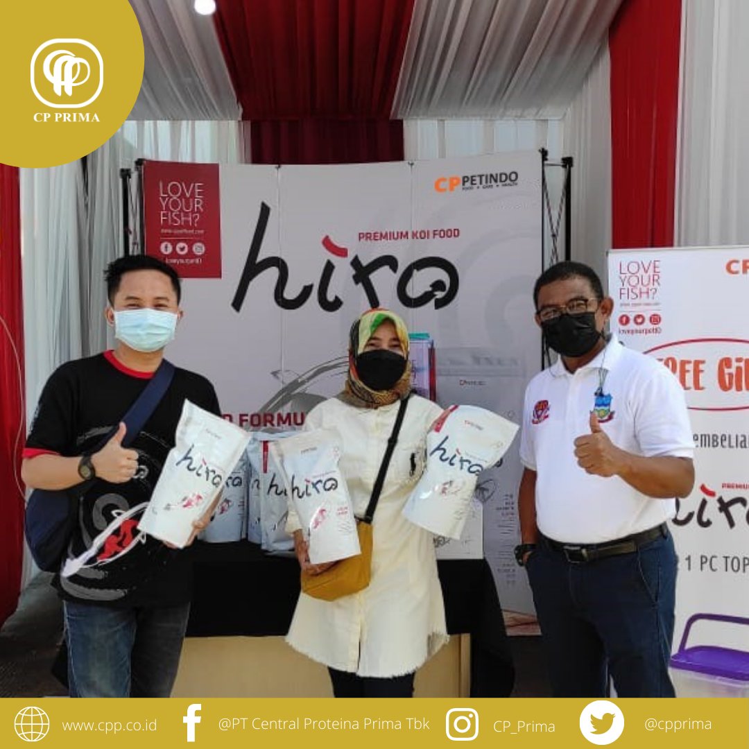 cpprima's tweet image. Telah terselenggara Bupati Garut Cup Young Koi Show 2021 pada tanggal 19-21 Maret 2021
Terdapat lebih dari 1900 ekor Koi dari berbagai daerah di Indonesia yang mengikuti perlombaan pada Koi Show ini. CPPETINDO pun menjadi sponsor sekaligus membuka booth pada event ini.