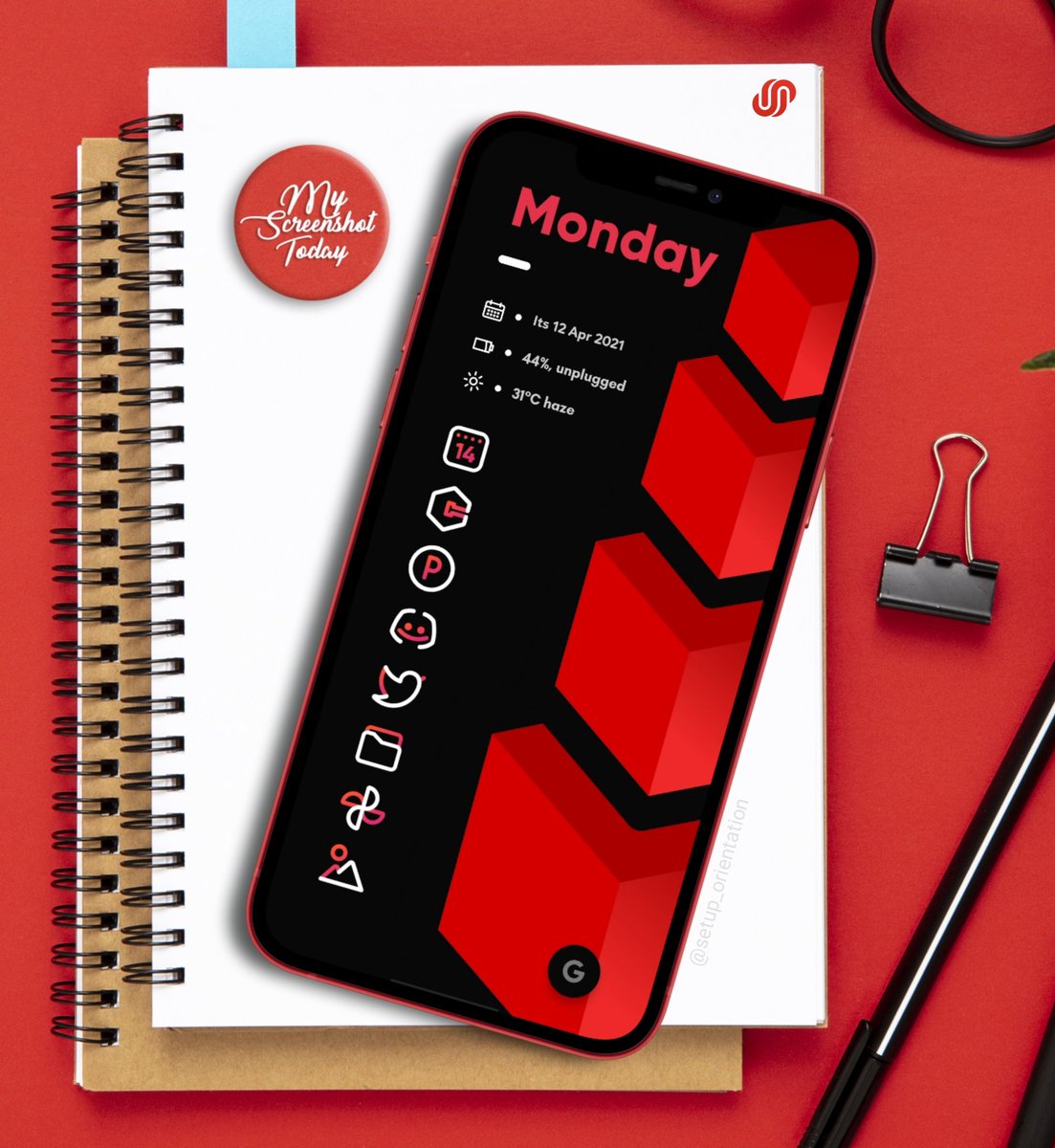 setup_orient's tweet photo. Setup by @iamlokesh_04
Launcher
#niagara @NiagaraLauncher
Widget
#felix @SagarSDesigns
Icons
#alinered @One4Studio
Wall @SinghSansoa
Templates by
@sry_nmblss @vhthinh_at
@TeboulDavid1 @GalerVodgals
Hope you guys like it ๐ค๐ค https://t.co/06BXUpYT6I