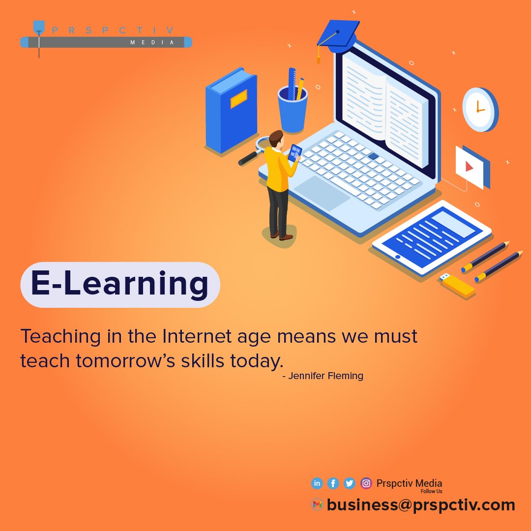 Teaching in the internet age means we must  teach tomorrow's skills today 📧
#elearning #onlineeducation #education #teaching #teachingideas #internet #skills #smartclass #students #teacher #design #graphicdesign #motiongrphics #animations #vfx #illustration #poster  #work